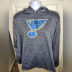 Authentic NHL Pro Fanatics Saint Louis Blues Hoodie Sweatshirt Men's Size XL